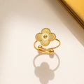 Golden Clover Ring