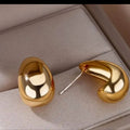 Gold Heart Earring