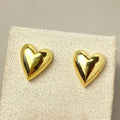 Gold Heart Earring