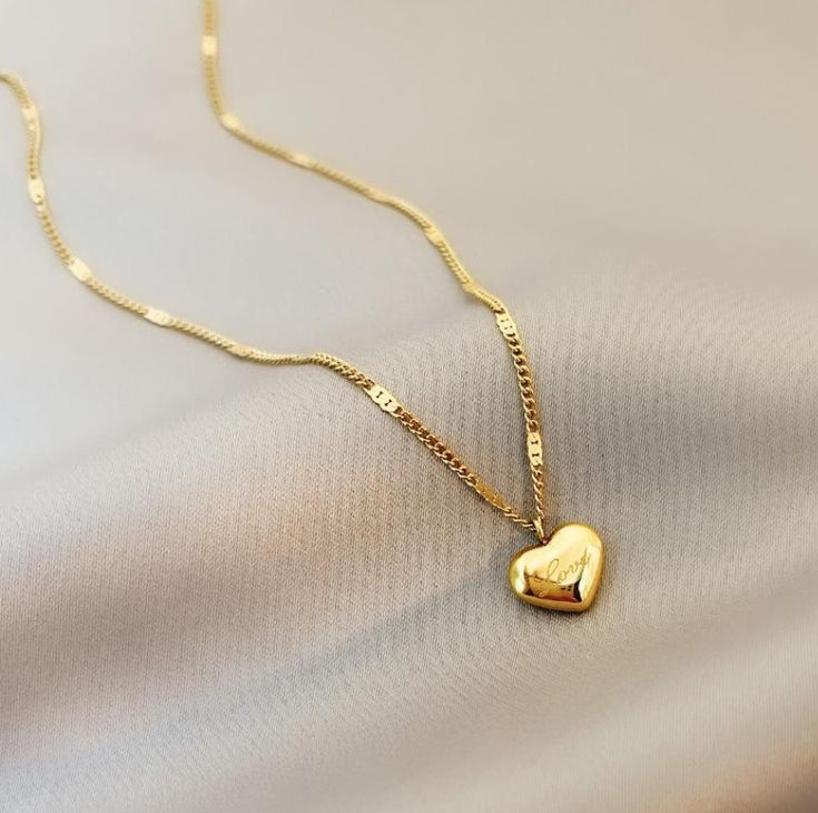 Gold Heart Necklace