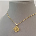 Golden Clover Necklace
