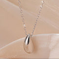Silver Water Drop Necklace