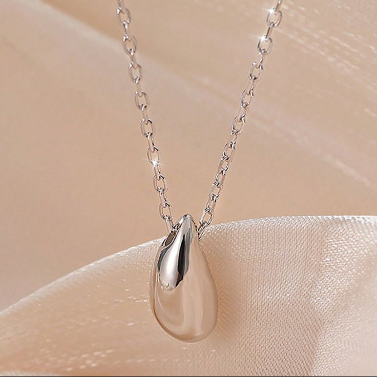 Silver Water Drop Necklace