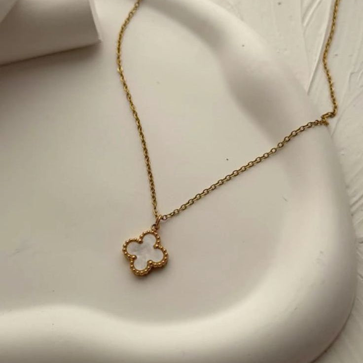White Clover Necklace