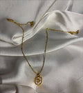 White Tulip Pendant Necklace