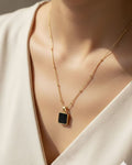 The Onyx Gold Necklace