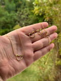 The Eternal Knot: Minimalist Open Heart Set