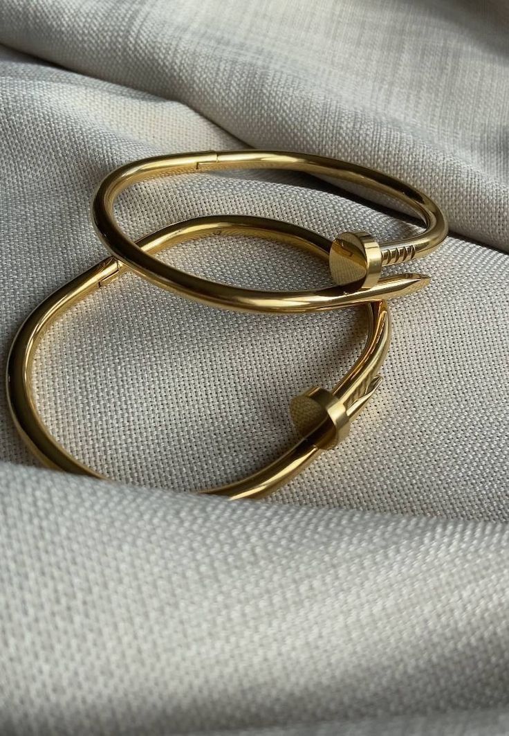 The Icon Bangle: Gilded Nail Cuff