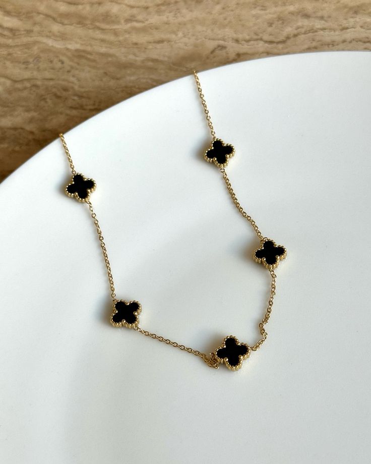 Black Clover Necklace