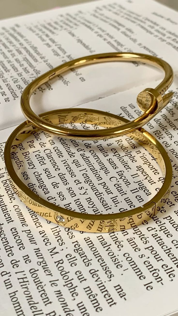 Cartier Stone & Nail Bracelet